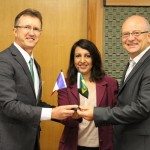 Representantes do consulado foram recebidos na sede da reitoria do IFMS - Foto: Ascom/IFMS